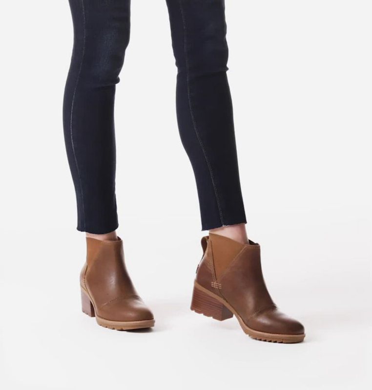 Sorel Dam Stövlar Brun - Cate™ Chelsea Mid - QGV-364081